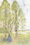 Carl Larsson Idyll oil painting on canvas